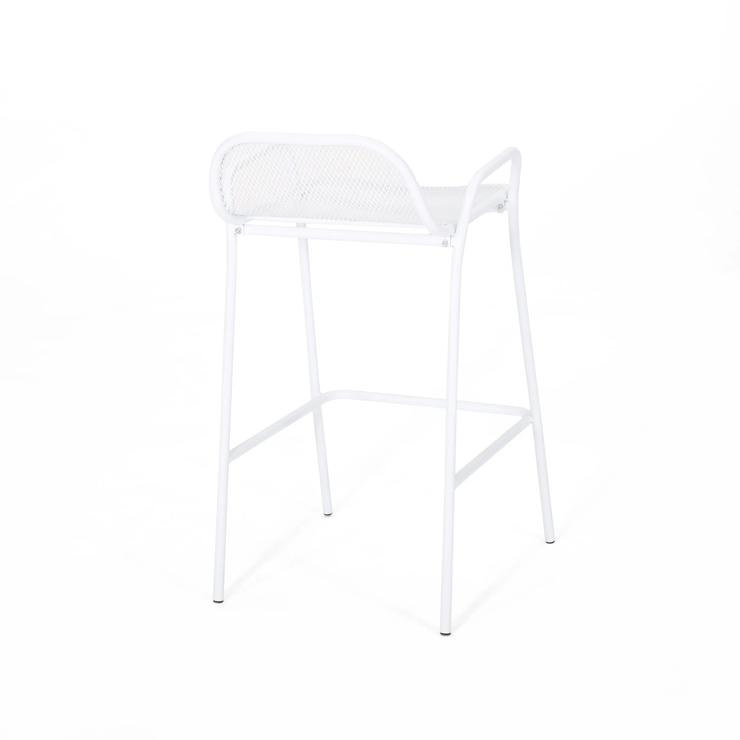 Linda Modern Iron Barstool (Set of 4)
